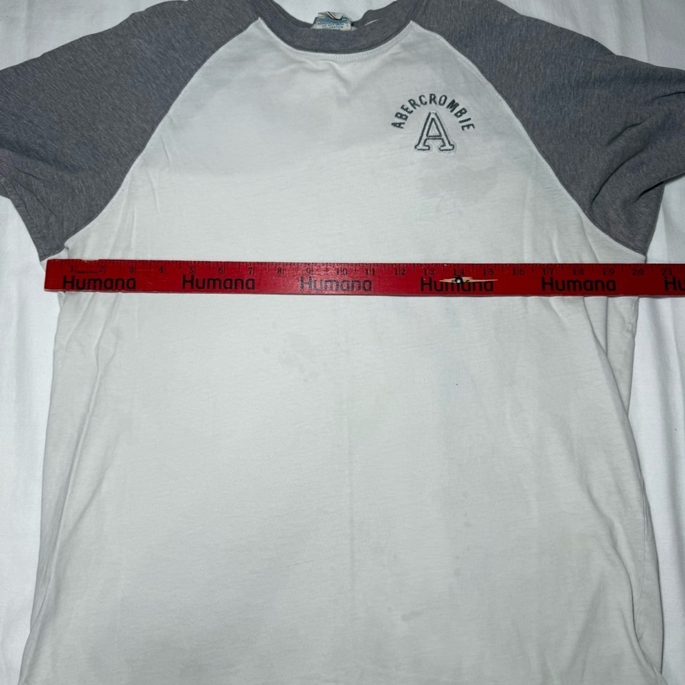 VTG 90s Abercrombie & Fitch Moose Raglan Muscle Tee Mens XL Single Stitch USA - Picture 6 of 8